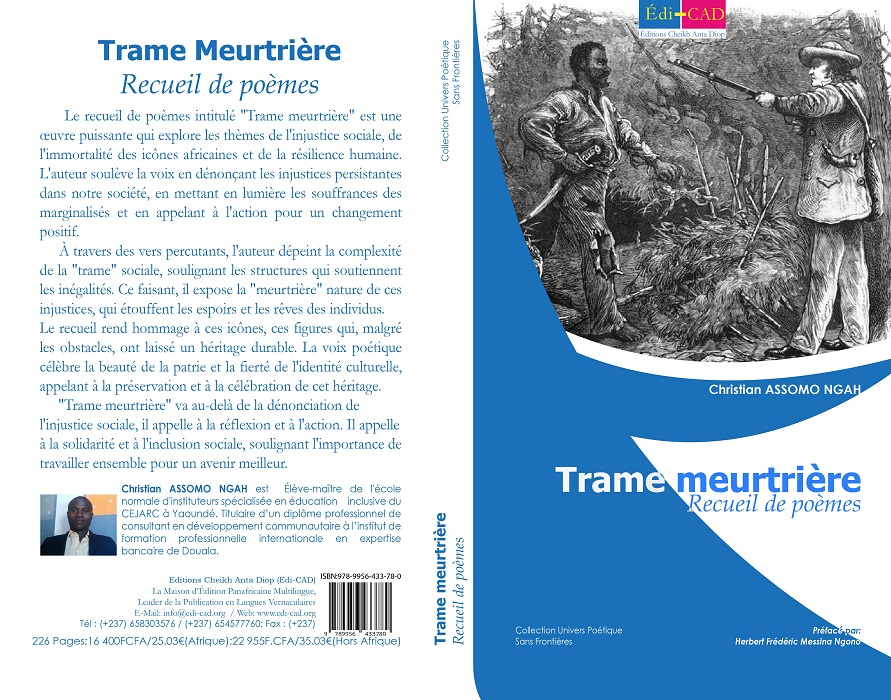 Trame Meurtrière. Recueil de poèmes